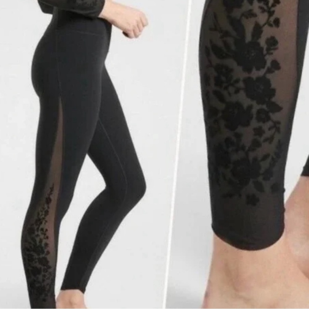 Athlete velvet rose tights